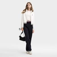 FILA 梭织外套女士时尚休闲简约舒适百搭优雅经典翻领上衣