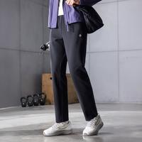 FILA 女装运动休闲裤女士健身基础简约休闲舒适百搭直筒针织长裤