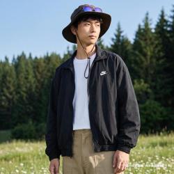 NIKE 春秋季日常通勤休闲出街男子立领梭织拉链夹克外套