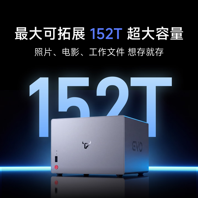 飞牛 EVO4PRO配8T*4希捷硬盘