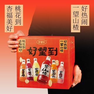 好望水 望山楂望柠檬望梅好望杏福望有米多口味组合5瓶装