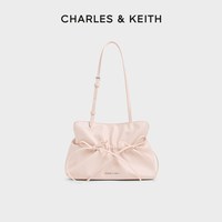 CHARLES & KEITH CHARLES&KEITH26秋新品CK2-20151672褶皱蝴蝶结单肩腋下包斜挎包
