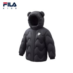 FILA 儿童童装羽绒服中长款2026冬季新款小童宝宝外套加厚保暖