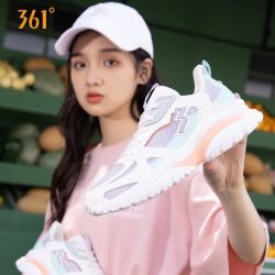 361° 女鞋运动鞋春夏网面透气舒适休闲鞋百搭复古跑步鞋女士老爹鞋