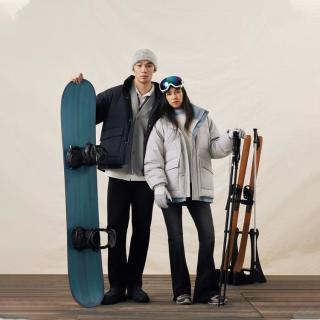 Levi's 李维斯秋冬情侣美式休闲都市通勤简约立领羽绒服