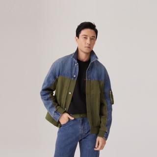 Levi's 李维斯春季男士拼接牛仔外套004YV