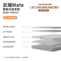 穗宝 智能床多功能双人高端软硬分控按摩独袋弹簧床垫 云端Mate