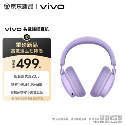 vivo XE W42 主动降噪 微风紫 蓝牙耳机