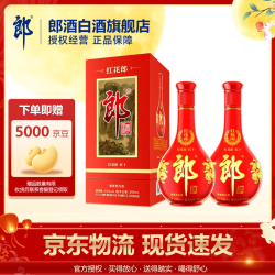 郎酒 红花郎10 酱香型白酒 婚宴送礼 53度 500mL 2瓶