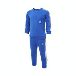 adidas 三叶草 运动休闲时尚日常 男中小童儿童套服
