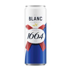 嘉士伯 1664凯旋啤酒白啤酒麦香啤酒310ml*12罐装纤体罐装整箱听装