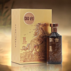 国台 马年纪念酒 53度酱香型白酒 500mL 礼盒装