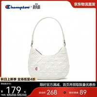 Champion 美国Champion2025单肩包女男 潮流休闲时尚腋下包25FWG85 中白
