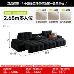 狄普 政府补贴狄普劳伦斯功能雪尼尔布艺沙发意式极简中古风客厅沙发床