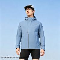 乔丹 运动外套男士春季户外连帽宽松弹力节日红色梭织外套
