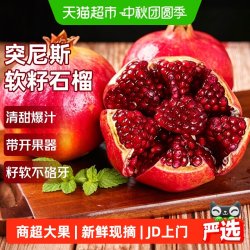 京运达 突尼斯软籽石榴新鲜水果整箱当季会理红宝石石榴