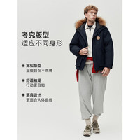 TEENIE WEENIE 小熊男装2026年冬户外防风三防貉子毛条派克羽绒服 （5色可选）