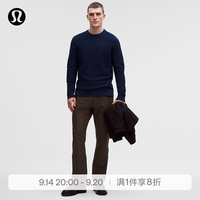lululemon 丨EasyFive™ 男士五袋款经典剪裁直筒长裤 30L LM5BI2S 胡桃棕