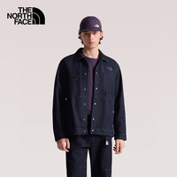 北面 牛仔外套Denim情侣款多口袋牛仔衣复古百搭户外透气26春夏新款 DG7/8FZN/深蓝/男款 XL