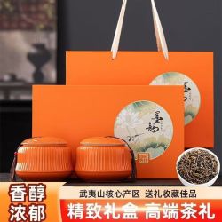 柏叶韵 金骏眉正山小种红茶正宗铁观音大红袍乌龙茶叶新茶礼盒装送礼高档 墨韵金骏眉400克