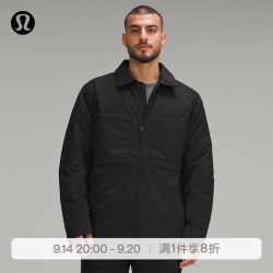 lululemon 丨Insulated Utility 男士带夹层衬衫式外套 LM4ANYS 黑色