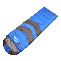ALPINT MOUNTAIN 登山露营保暖防寒拼接成人户外信封式加厚棉睡袋 610-305 蓝色 1.65KG
