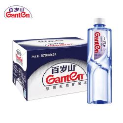 景田 百岁山 天然矿泉水 570ml*24瓶