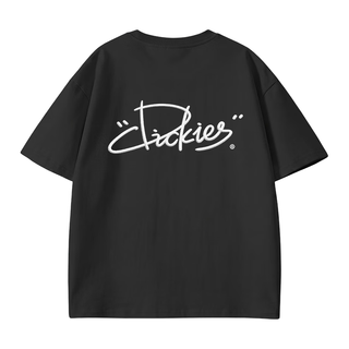 Dickies 纯棉宽松印花 白色 L 男士T恤