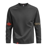 Dickies 230G重磅纯棉 白色 L 男士长袖T恤