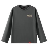 Dickies 230G重磅纯棉圆领长袖T恤 男款