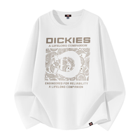 Dickies 纯棉亲肤 黑色 L 男士长袖T恤