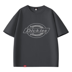 Dickies 美式复古重磅纯棉 深灰-QDKS单色标灰 2XL 男士T恤