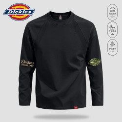 Dickies 长袖t恤男2026新款美式潮流纯棉男士长袖春秋解构拼接男款打底衫