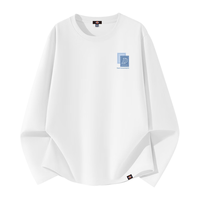 Dickies 纯棉圆领印花长袖T恤 男款