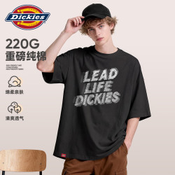 Dickies 美式重磅短袖t恤男款2026新款夏季复古潮牌高街宽松纯棉半袖上衣