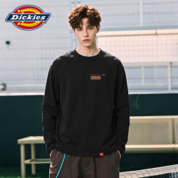 Dickies 纯棉长袖t恤男装2026秋季美式休闲风内搭青年宽松圆领潮牌上衣服