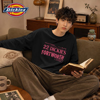 Dickies 纯棉长袖t恤男秋季2026新款重磅美式高街打底衫青少年休闲上衣服