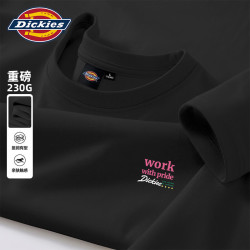Dickies 美式高街潮流长袖t恤男装秋季新款宽松圆领上衣青少年休闲打底衫