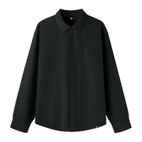 Dickies 男士长袖衬衫 重磅纯棉 白色