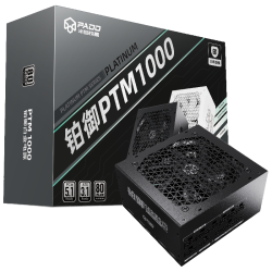 半岛铁盒 PTM1000白金牌 黑 1000W 全模组ATX3.1电脑电源