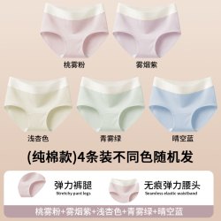 芬腾 女士全棉中腰三角内裤