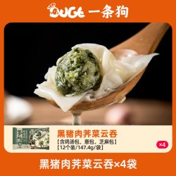 DOGE 鸡汤小馄饨 鲜肉荠菜虾仁云吞147g