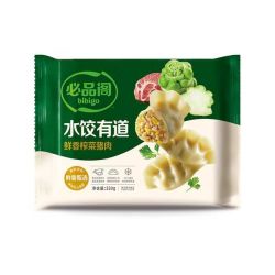 必品阁 王水饺 鲜香榨菜猪肉饺子 320g
