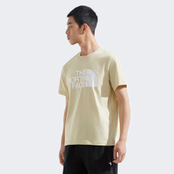 北面 速干短袖T恤男印花LOGO户外吸湿透气新款88GY 砾石沙/3X4 S
