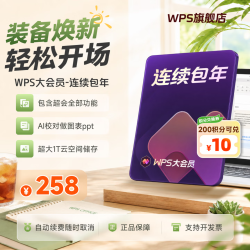 wps 大会员年卡 连续包年