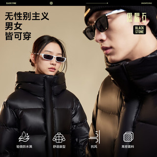雪中飞 黑曜石经典3.0 鹅绒填充 加厚防寒 男士羽绒服