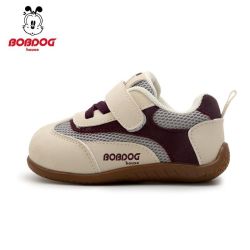 BOBDOG HOUSE 巴布豆宝宝鞋子春秋透气防滑儿童鞋软底婴儿学步鞋