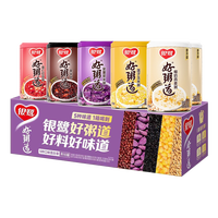 银鹭 官方好粥道八宝粥整箱装营养速食粥早餐粥黑米燕麦粥280g*10