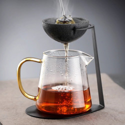玻璃茶漏茶滤小青柑泡茶过滤茶器滤网茶具配件公道杯高端泡茶茶隔