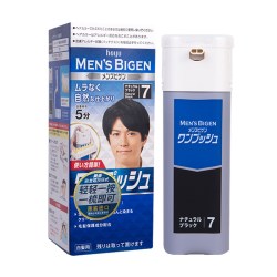 美源 男士染发霜按压式 #7自然黑 1盒